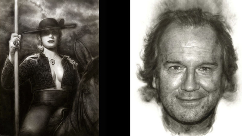 Illustration for article titled These incredibly realistic paintings are made just using smoke